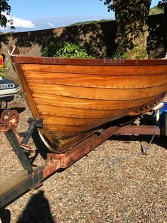 Wooden clinker sail boat - n/a - ID:126588